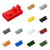 50pcs 92280 44861 Plate Modified 1x2 with Clip On Top Building Block Toy for Children Compatible Educational Creative Size DIY M