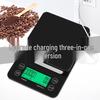 USB Charging Coffee Scale 3kg: Precise 0.1g Electronic Kitchen Scale with Timer
