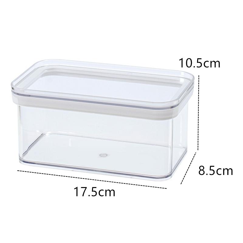 

0,9 л/2,4 л/3,4 л Пластиковый контейнер для хранения Прозрачный контейнер для пищевых продуктов Банки для сыпучих круп Сахарница Кейс Кухонный органайзер Аксессуары