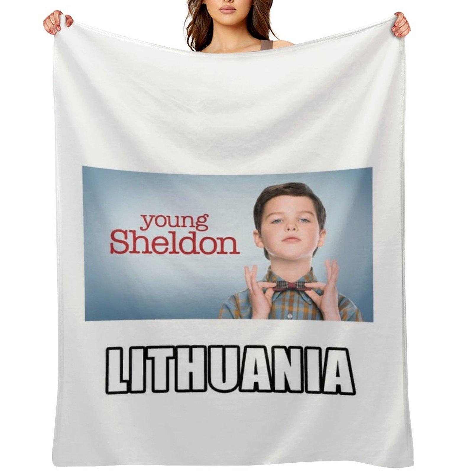 Young Sheldon Lithuania Throw Blanket blankets ands Hairys for sofa Winter beds Blankets 30x40in