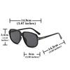 New Pc Frame Round Sunglasses Women Men Vintage Brand Ellipse Sun Glasses for Male Shades Female Eyewear Anti-Glare Sunglasses