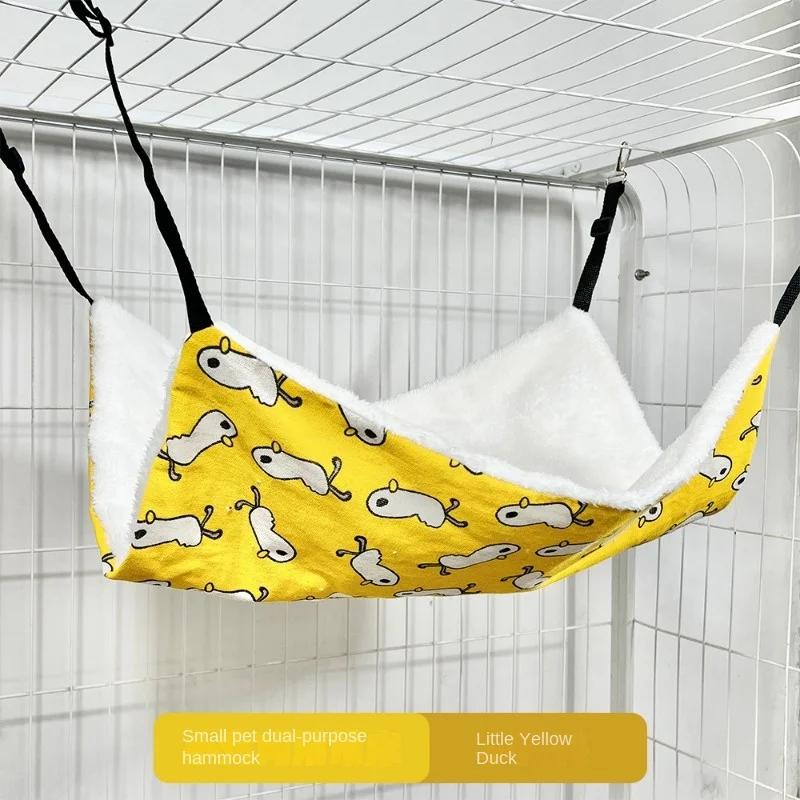 Pet Cat Nest Cat Hammock Iron Cage Breathable Double-Sided Available Hanging Pet Supplies Cat Sleeping Bag