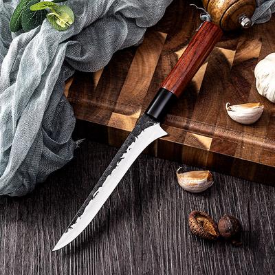Coltello da cucina in acciaio inossidabile per disossare, coltello da pesca, coltello da carne, coltello da cucina per esterni