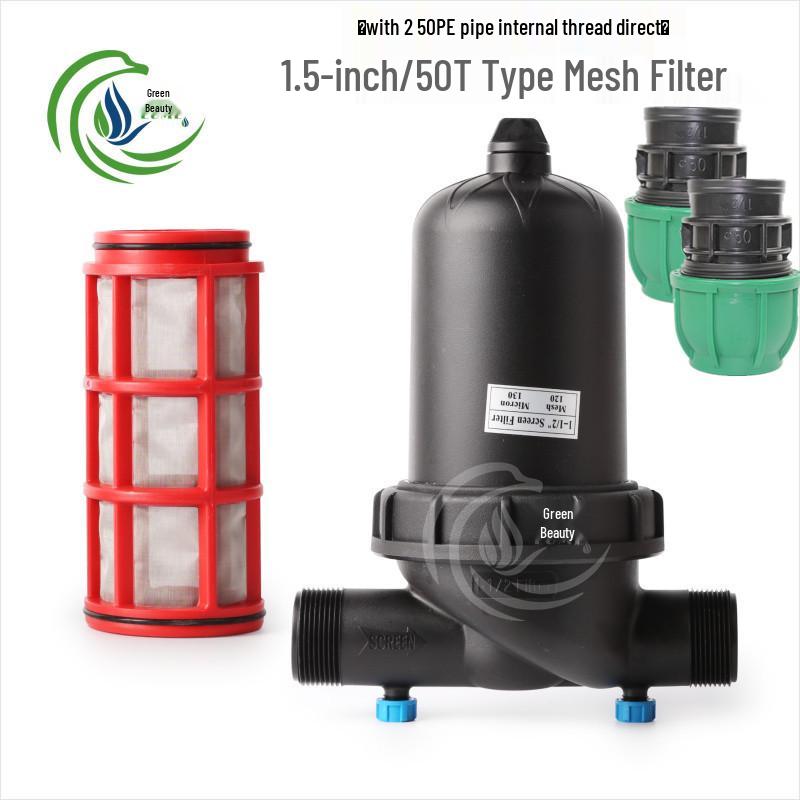 Greenhouse Micro-Sprinkler Drip Irrigation System with Mesh Filter - 1", 2", 2.5", 3", 4" Y-Type & T-Type