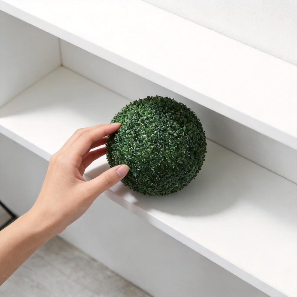 Simulation Aglaia Odorata Grass Ball Artificial Green Plant For Indoor Decoration