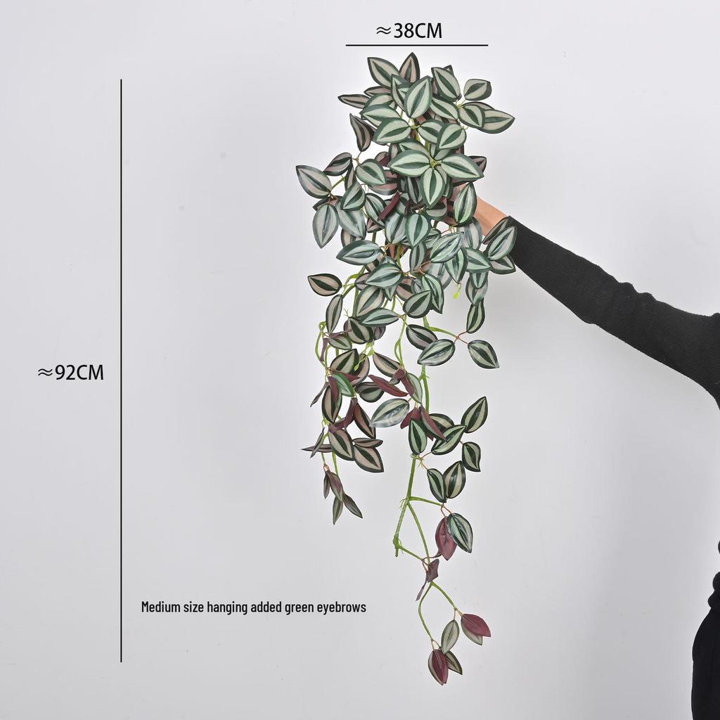 Medium-Sized Hanging Green Eye Leaf Plant for Indoor Home and Wedding Decoration