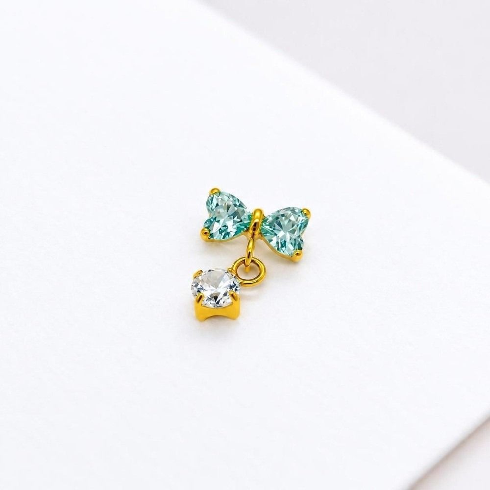Internally Threaded Body Piercing Jewelry G23 Titanium Dangle Charm Earring Cartilage Piercing