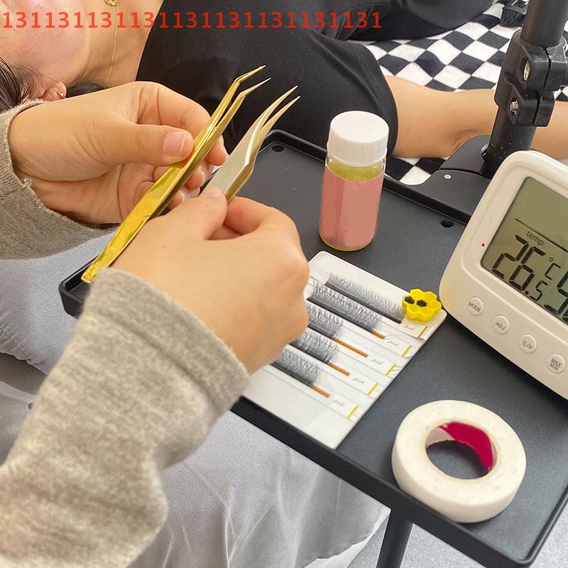 Universal Adjustable Lash Tray Holder Clip-On Stand for Ring Light Eyelash Extension Organizer Beauty Accessories Clamp Stand