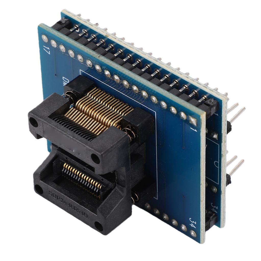 SSOP34 To DIP34 IC Programmer Adapter Test Socket Pitch 0.65mm Support for SSOP28 SSOP24 SSOP20 SSOP16 SSOP14