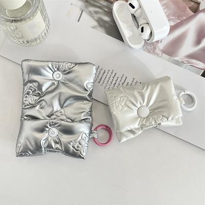 Korean Style Bow Headphone Storage Bag Balletcore Bluetooth Headset Earphone Case  Kids
