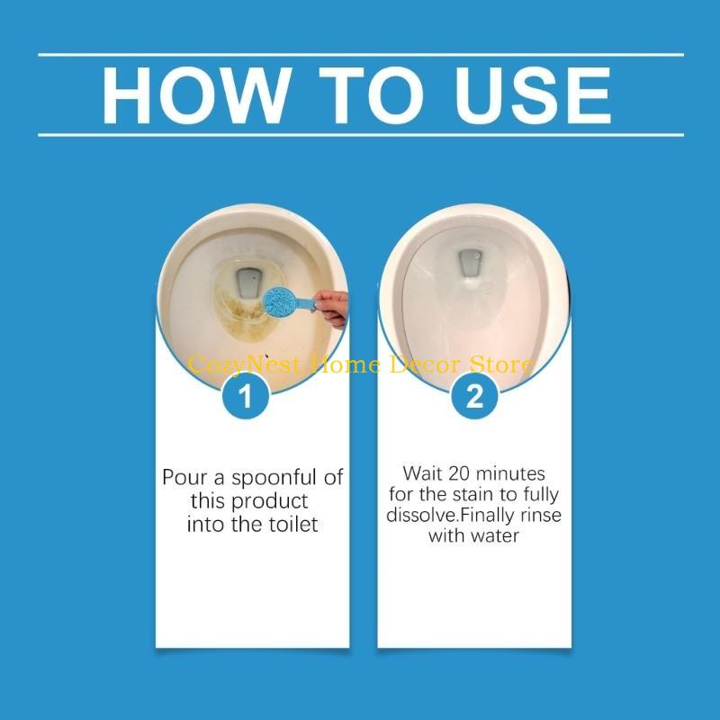 92MF 100g Toilet Cleaner Powerful Stain Removers Deodorizer For Bathroom Deep Stain Removal Odor Elimination