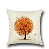 Fashionable Pillows Pastoral Fresh Cartoon Flower Tree Pattern Pillow Creative Home Pillow Case Does Not Include Core