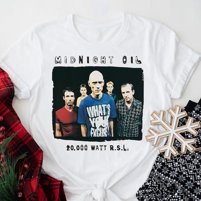 Halloween Midnight Oil Christmas Unisex S5XL Tee 21D216 Unisex T-Shirt