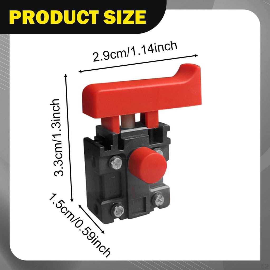 Electric Grass Trimmer Trigger Switch, Multipurpose, Easy to Install, Power Tool Accessory