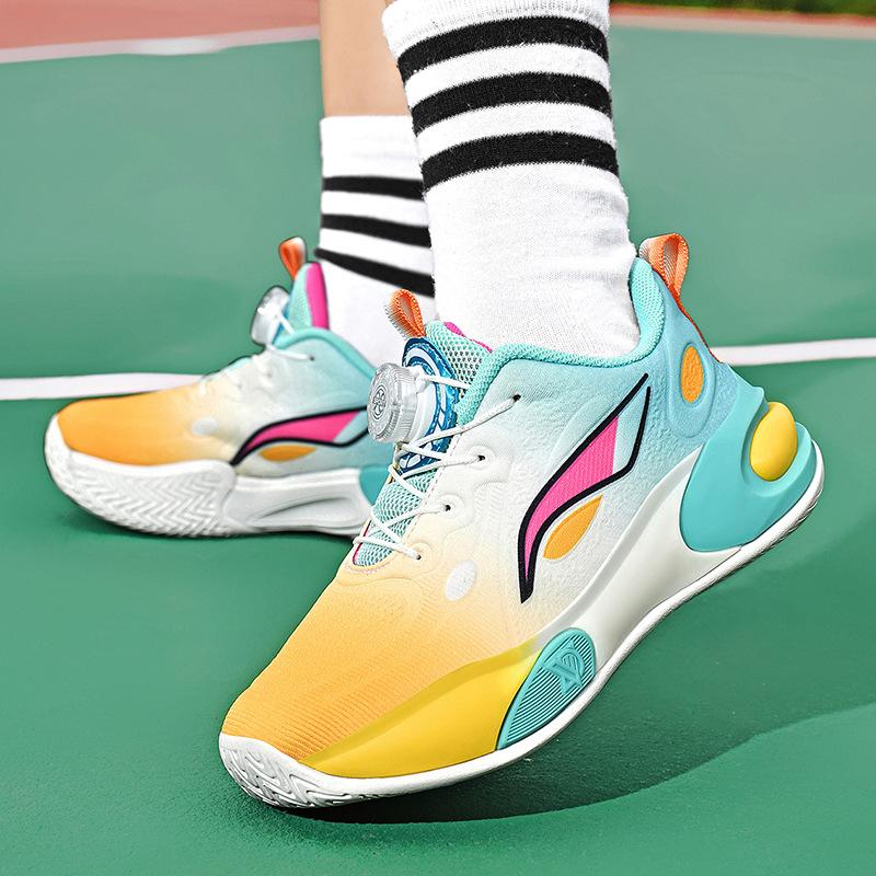 Boys Shoes New Casual Summer Sports Shoes Versatile Trend Sports Children's High-top Sports Basketball Shoes