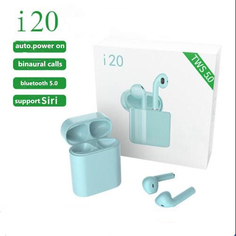 Ultima versione Bluetooth i20 TWS Auricolari con microfono Auricolare  wireless Auricolari stereo Bluetooth Hifi acquista in modo economico —  spedizione gratuita, recensioni reali con foto — Joom