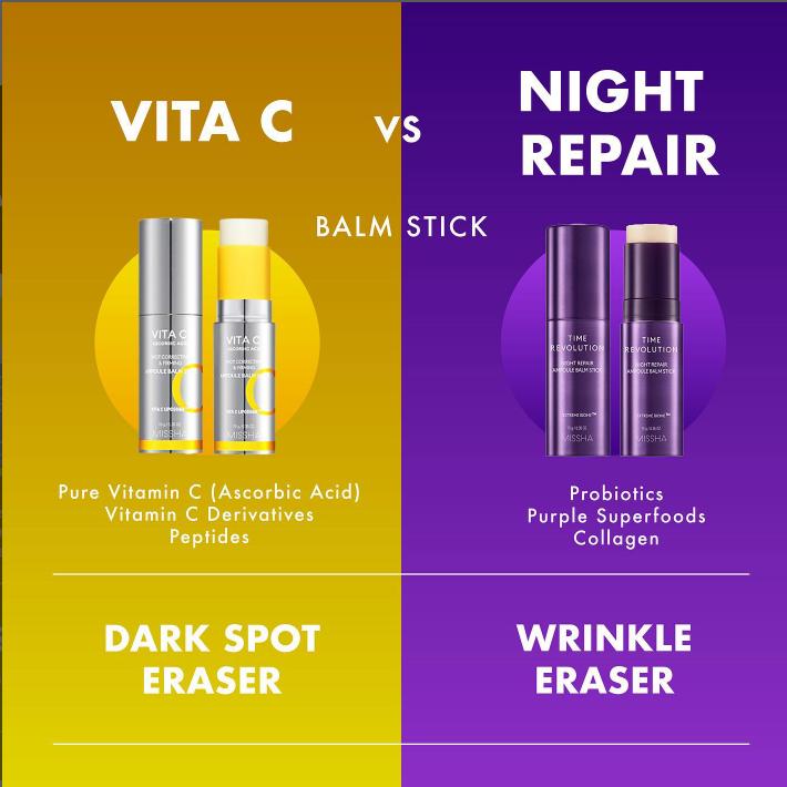 MISSHA Time Revolution Nocna ampułka naprawcza w sztyfcie 10g