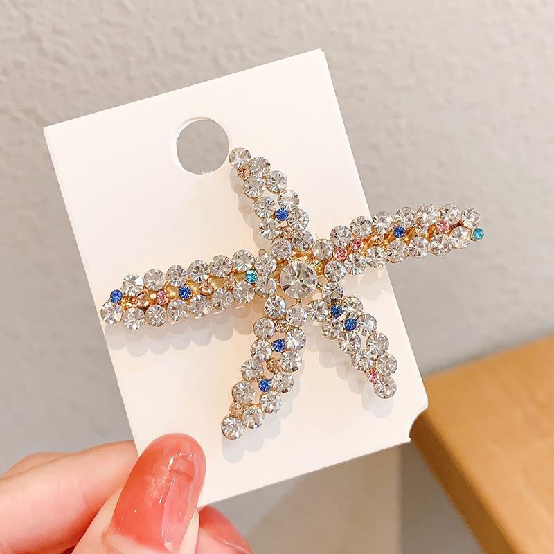 

Новая Мода Заколка Морская Звезда для Женщин Трендовая Девушка Акриловая Жемчужная Заколка Геометрические Аксессуары для Волос Зажим для Волос Подарок