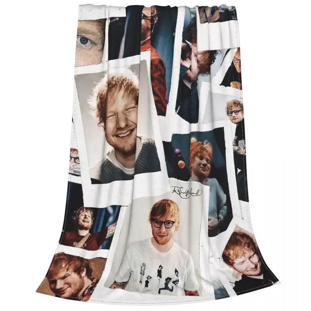 Ed Sheeran Singer Blankets Flannel All Season Multifunction Lightweight Throw Blanket for Home Office Rug Piece