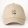 Heart Embroidered Baseball Cap UV Protection Hip Hop Hat Fashion Sun Hat  Outdoor