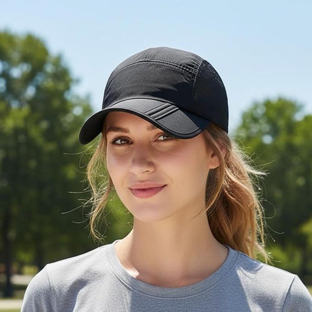 Creative Gift Quick Drying Baseball Cap Lightweight Packable Sports Hat Breathable Polyester Outdoor Hat