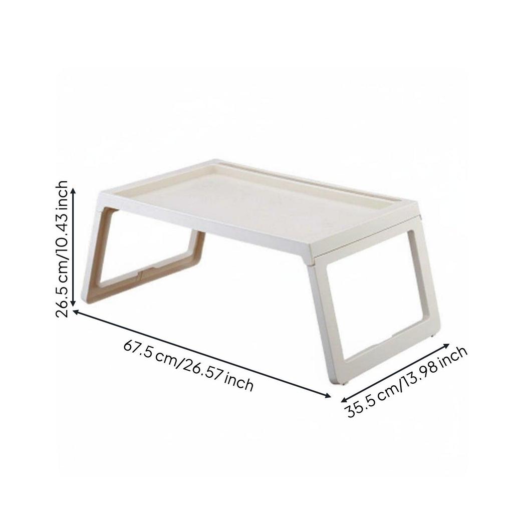 Couch Knee Desk Foldable Folding Laptop Table Space-Saving Bed Tray for