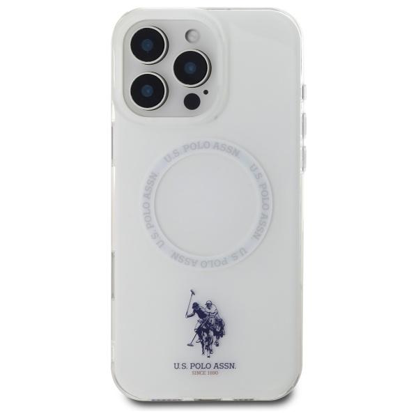 Us Polo Ushmp16Xhocldpw Iphone 16Pro Max 6.9 Biały/White Iml Ring Magsafe