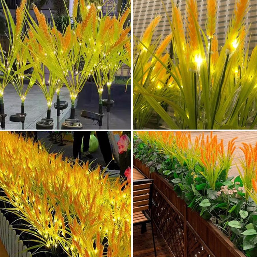 Solar plug-in outdoor waterproof rice and wheat ear LED landscape lights indoor and outdoor courtyard decoration lights
