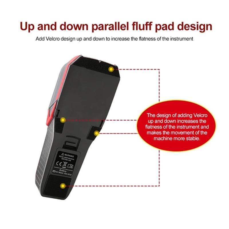 Portable Wire Pipe Detector Wood Metal Detector with LED Indicator Buzzer Multifunction Wall Studs Finder Scanning Tool