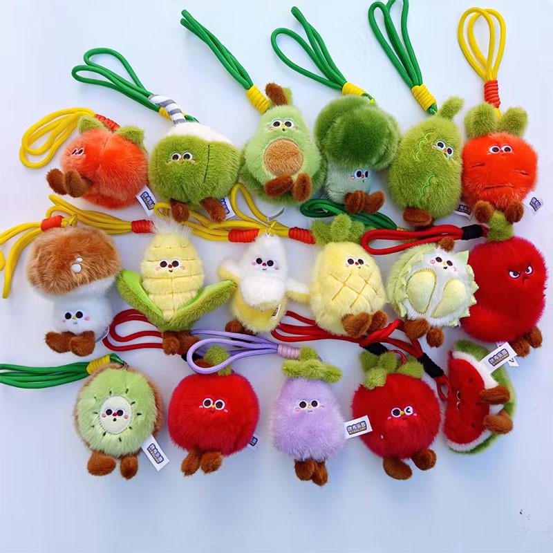 Decorações Fofas de Frutas de Pelúcia Com Enchimento de Algodão PP Para Crianças e Colecionadores