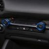 Car AC Air Conditioner Knob Cover Ring Adjust Trim Sticker Fit For Mazda 3 Axela CX-30 Artez 2020-2024 Accessories