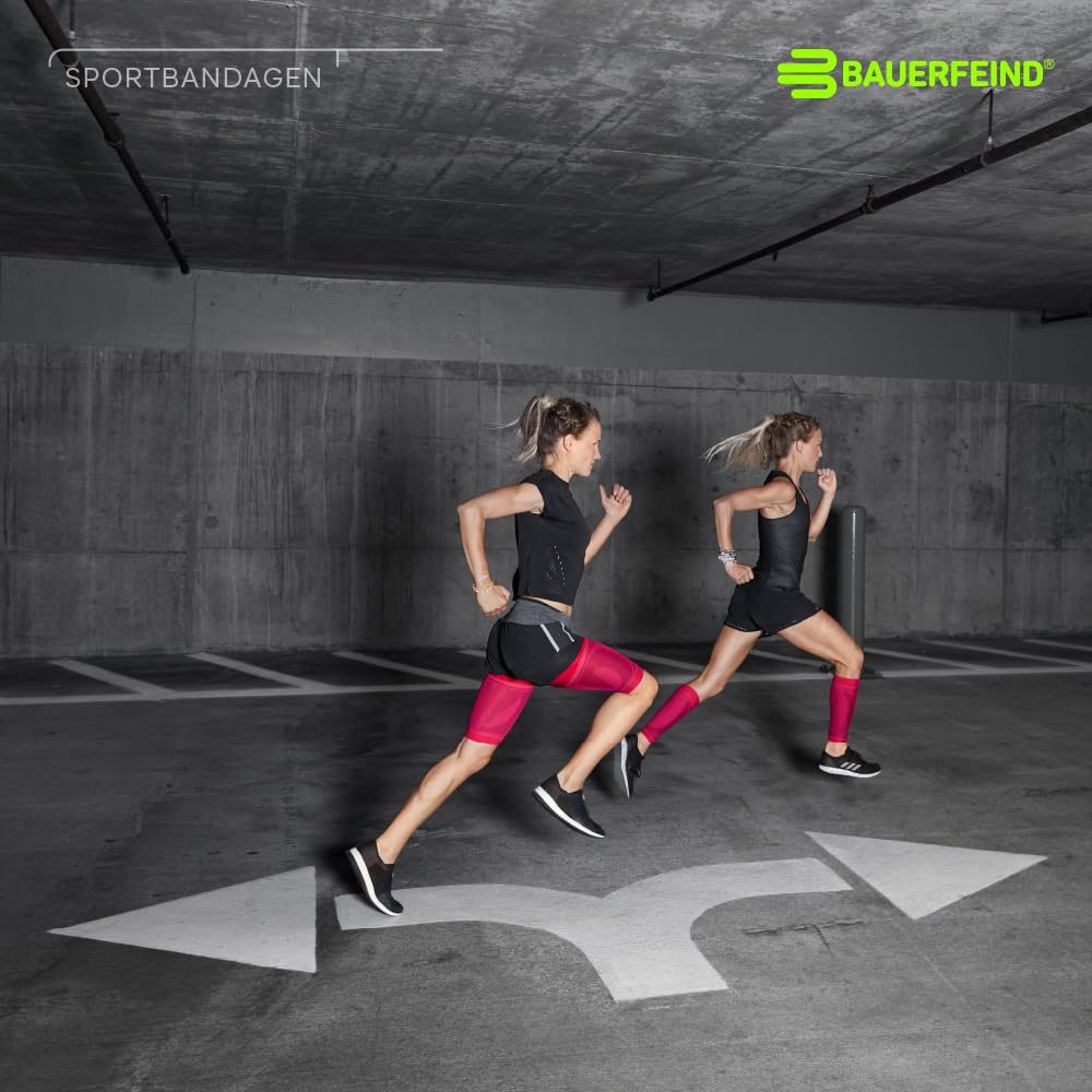 BAUERFEIND SPORTS COMPRESSION SLEEVES UPPER LEG Compression Sleeves Upper Sports Leg Sleeves for Made in Compression Reduces Muscle Vibration and