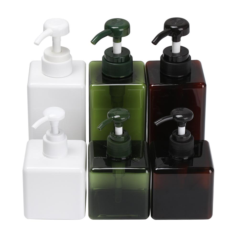 Supplies Press Mousse Portable Square Shape Lotion Bottles Soap Dispensers Hand Pump Shampoo Bottle