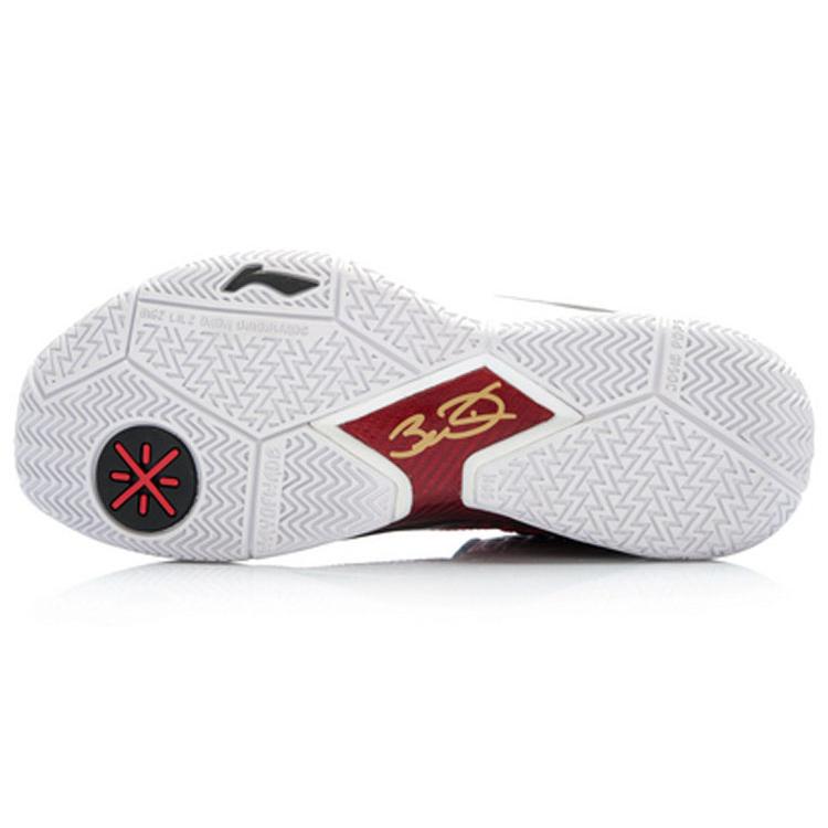 Li Ning WOW 3 Red Sea Basketball Shoes Men's Red Black ABAJ013-36
