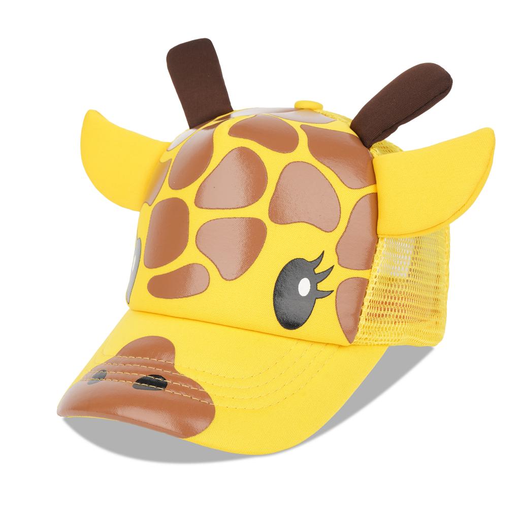 Toddler Cute Animal Baseball Cap Adjustable Kids Outdoor Sun Hats Baby Mesh Back Cap For Boys And Girls