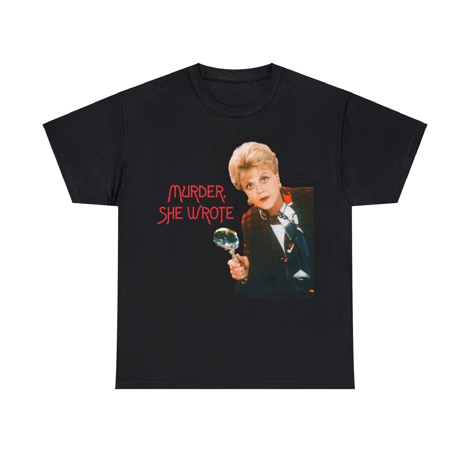 Murder She Wrote Unisex Heavy Cotton Tee, Jessica Fletcher, Angela Lansbury L