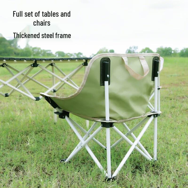 Quyoubang Y5901 Outdoor Folding Table & Chair 5-Piece Set