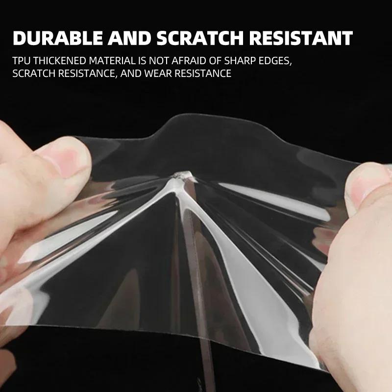 Car Rear Bumper Trunk Sill Transparent Protector Sticker For Mercedes Benz B/C/E/S Class A Class C200L GLC GLE CLA accessories