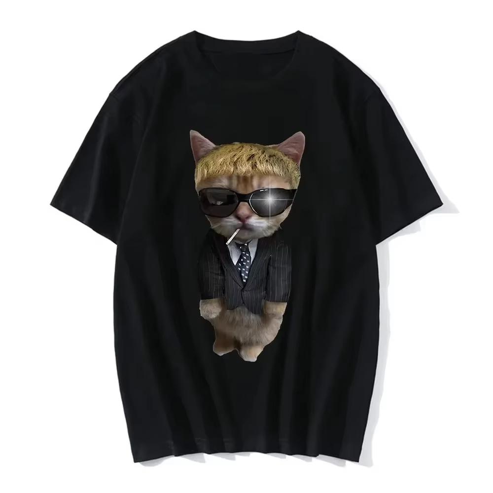 Funny Cat 3D Printed Casual Women's T-shirt Summer T-shirt Summer Women's T-shirt Y2K Women's T-shirt Tops Graphic T Shirts Y2K