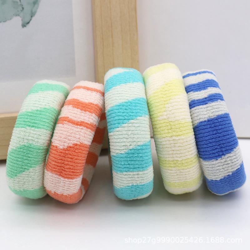 5 Pcs Simple Scrunchies Women Girls Elastic Hair Rubber Bands Accessories Tie Hair Ring Rope Headdress Headwear Ponytail Holder
