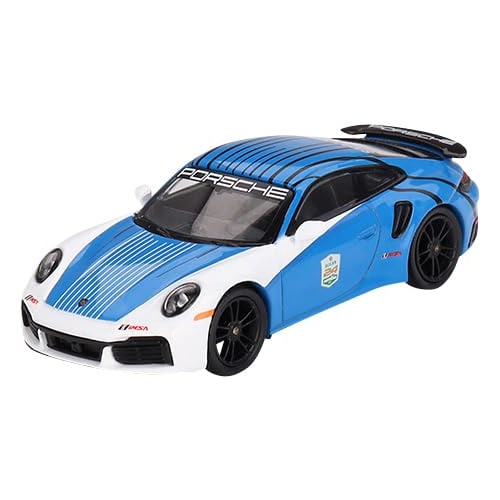 MINI GT 1/64 Scale Porsche 911 Turbo S IMSA Daytona 24 Hours 2023 Safety Car (Left-Hand Drive) Finished Product