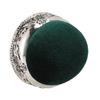 Half Ball Shape Retro Needle Cushion Soft Elastic Design Metal Base Pin Cushion  For Sewing