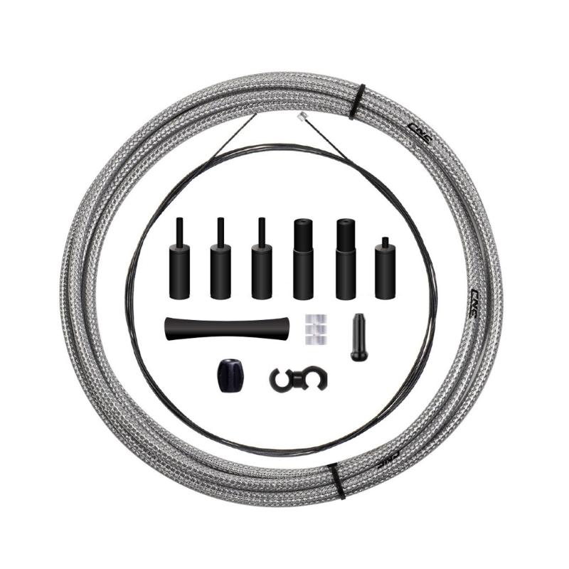 Universals Standard Bike Brake Cable Housing Kits Braided Bike Shifts Housing Inner Wire Set for Bicycles Part Enduring серебряный