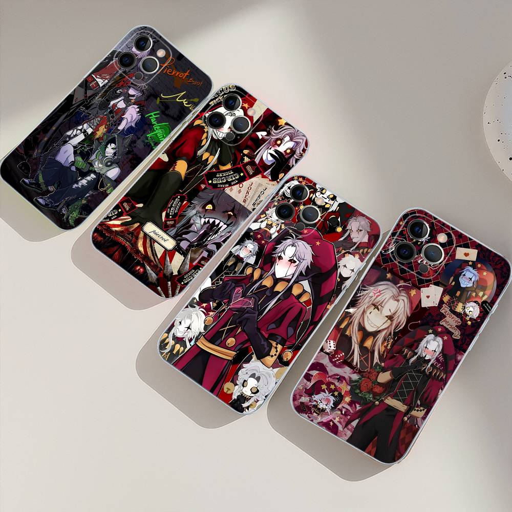 The Freak Circus Pierrot Game Transparent Case For IPhone 11 12 13 14 15 16 17 Air Pro Max Plus Mini Shockproof Cover