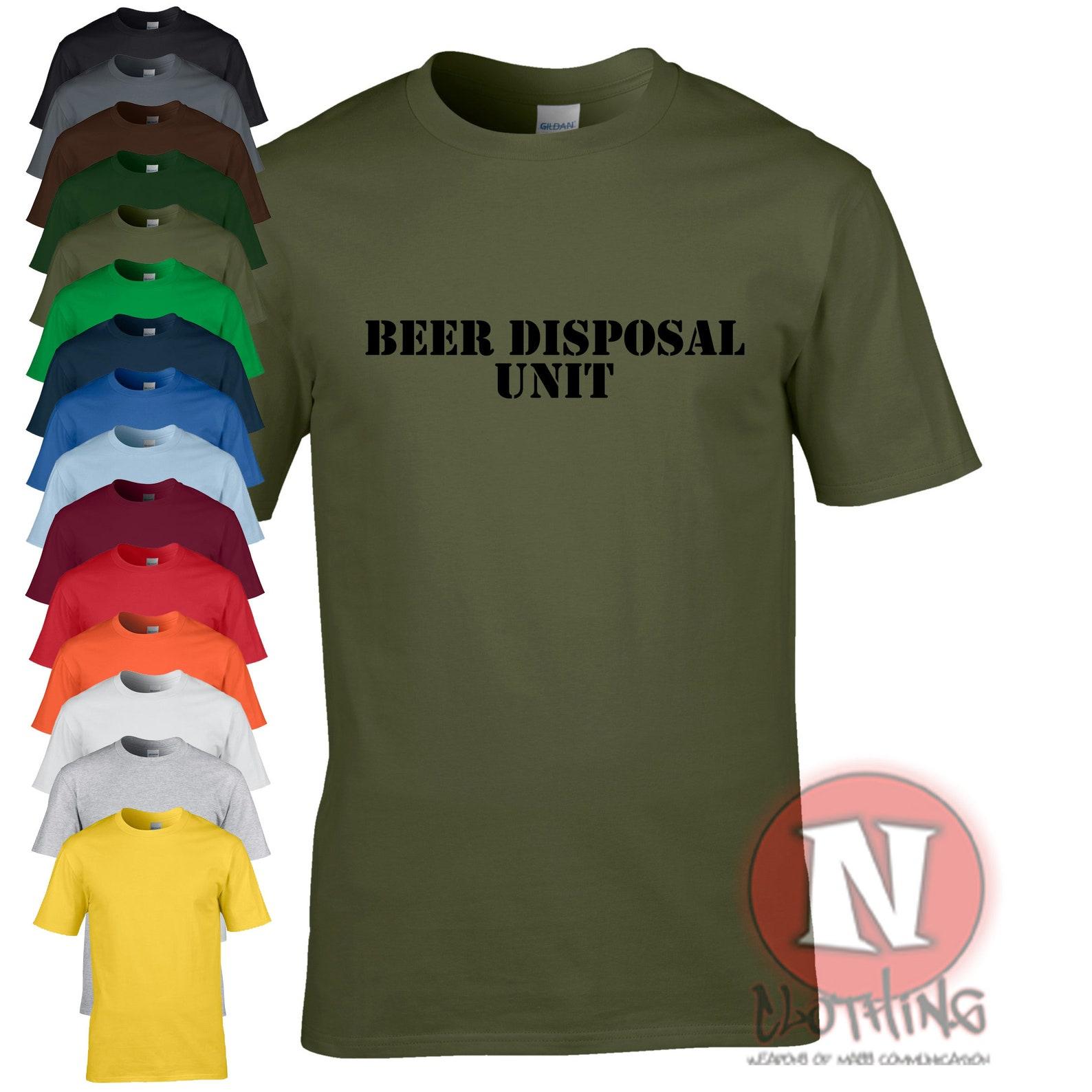 Beer disposal unit T-Shirt T-Shirt tee drinking festival party teeshirt L