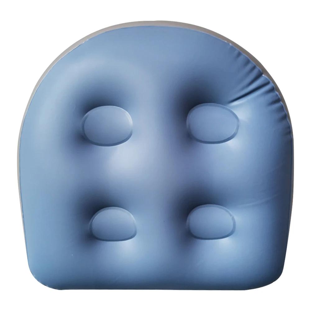 Inflatable Spa Seat Mat with Suction Cup Pool Bath Hot Tub Soft Water Injection Cushion Pillow for Bathroom Accessories