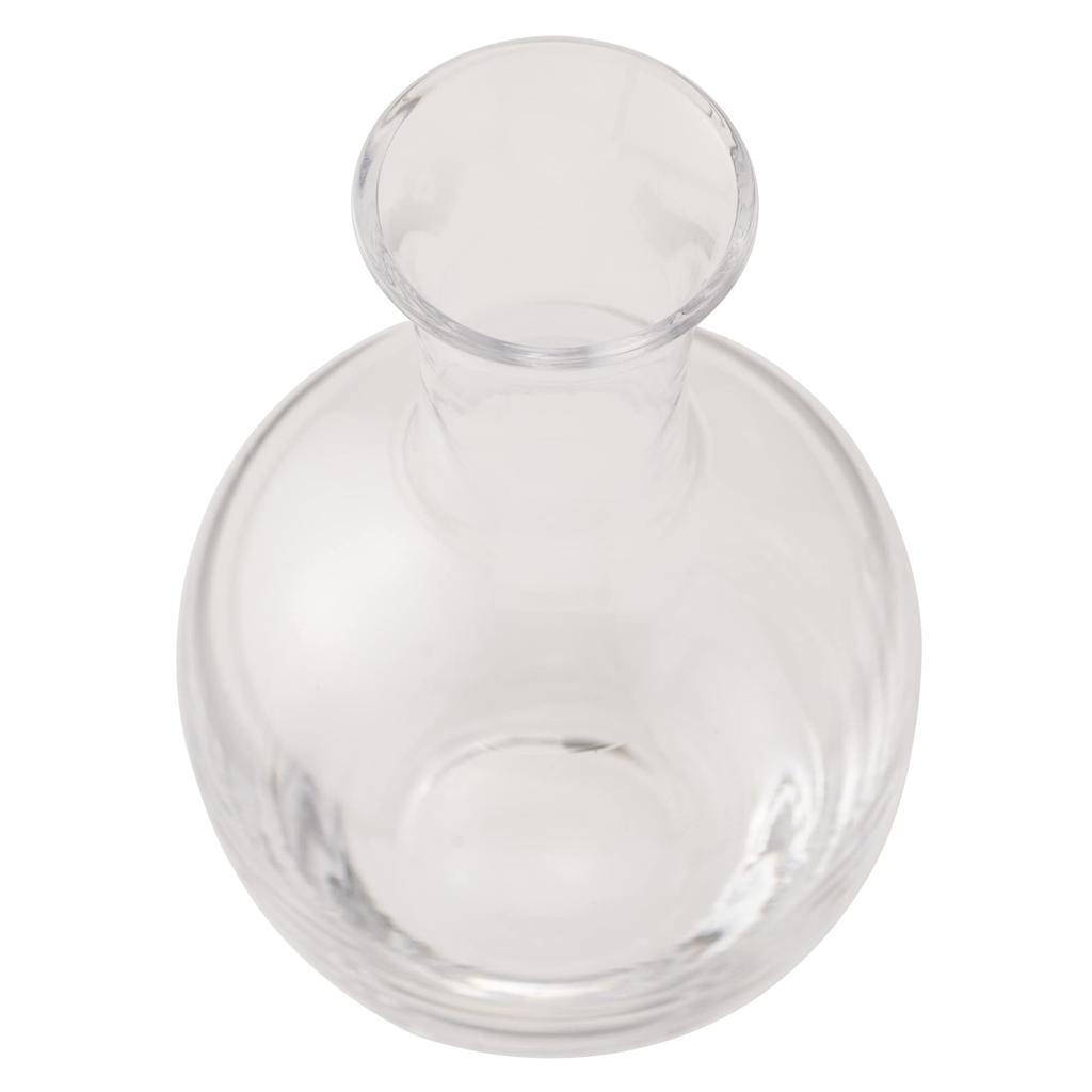 Mizusaki Glass Sake Bottle, Approx. 190ml, No. 61 CR, Made In Japan, MKG-870061