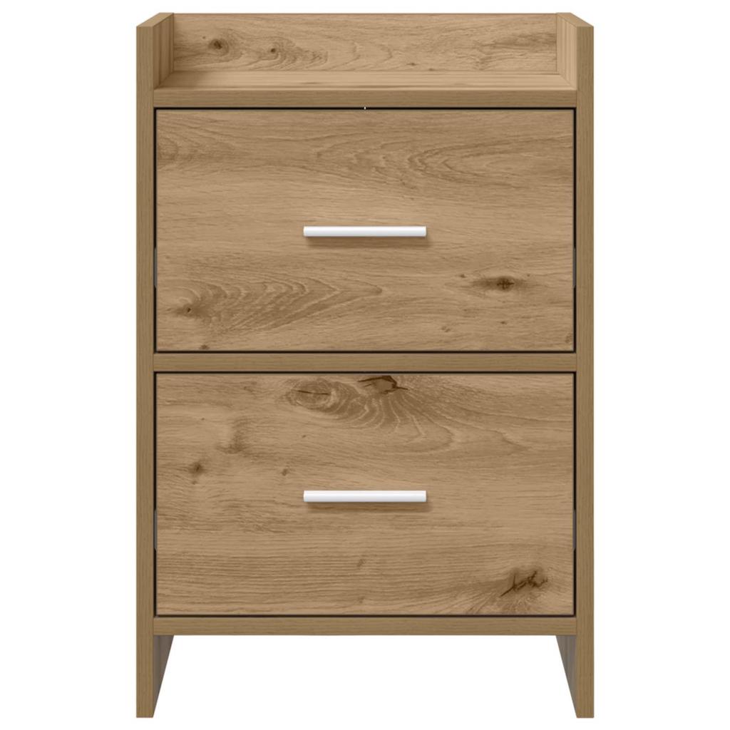Nightstands 2 pcs Artisan Oak 40 x 30 x 60 cm Engineered Wood