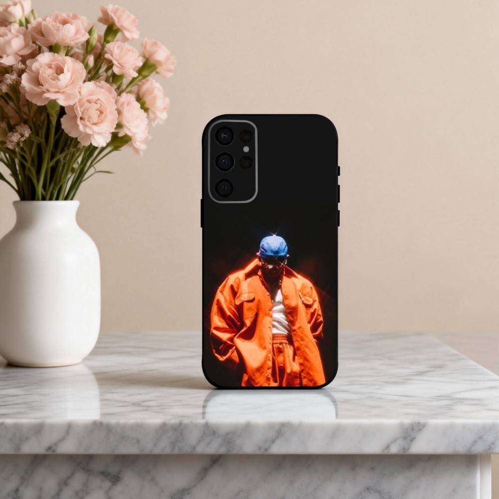 K-Kendrick-K Rapper L-Lamar-R Phone Case For Samsung S25,24,23,22,30,21,10,9,Ultra,Plus,Lite,FE,4,5 G Soft Black Case