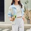 Anta Life Series SS22 Color Block Windbreaker Jacket Women Jacket Cloud-Blue 162238609-1